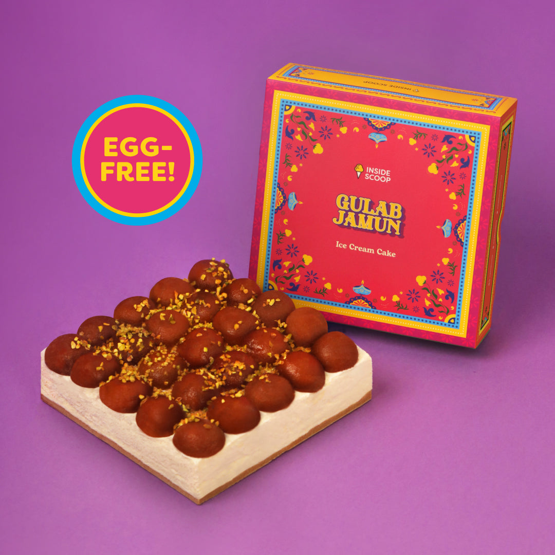 Gulab Jamun Ice Cream Cake
