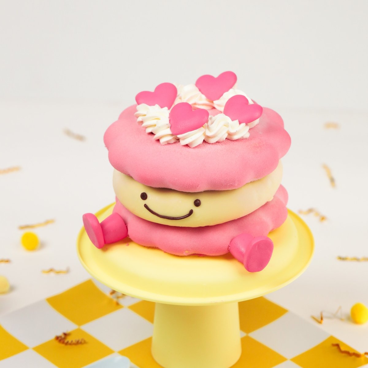 Happy Hearts Ice Cream Cake