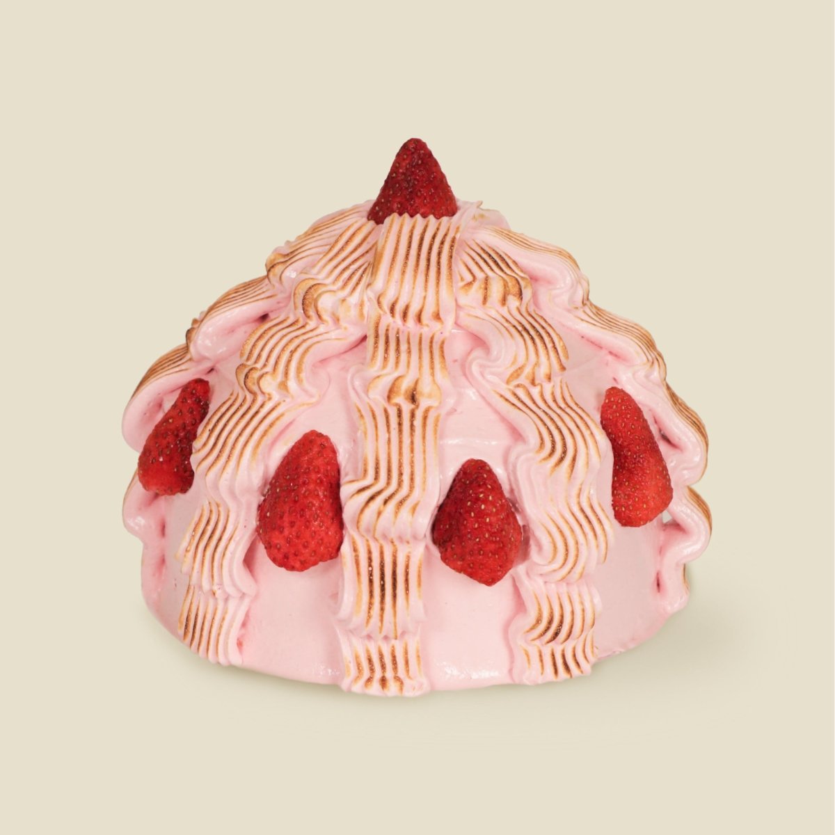 Raspberry Yoghurt Ice Cream Cake