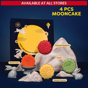 4-Piece Ice Cream Mooncake Box Mooncakes