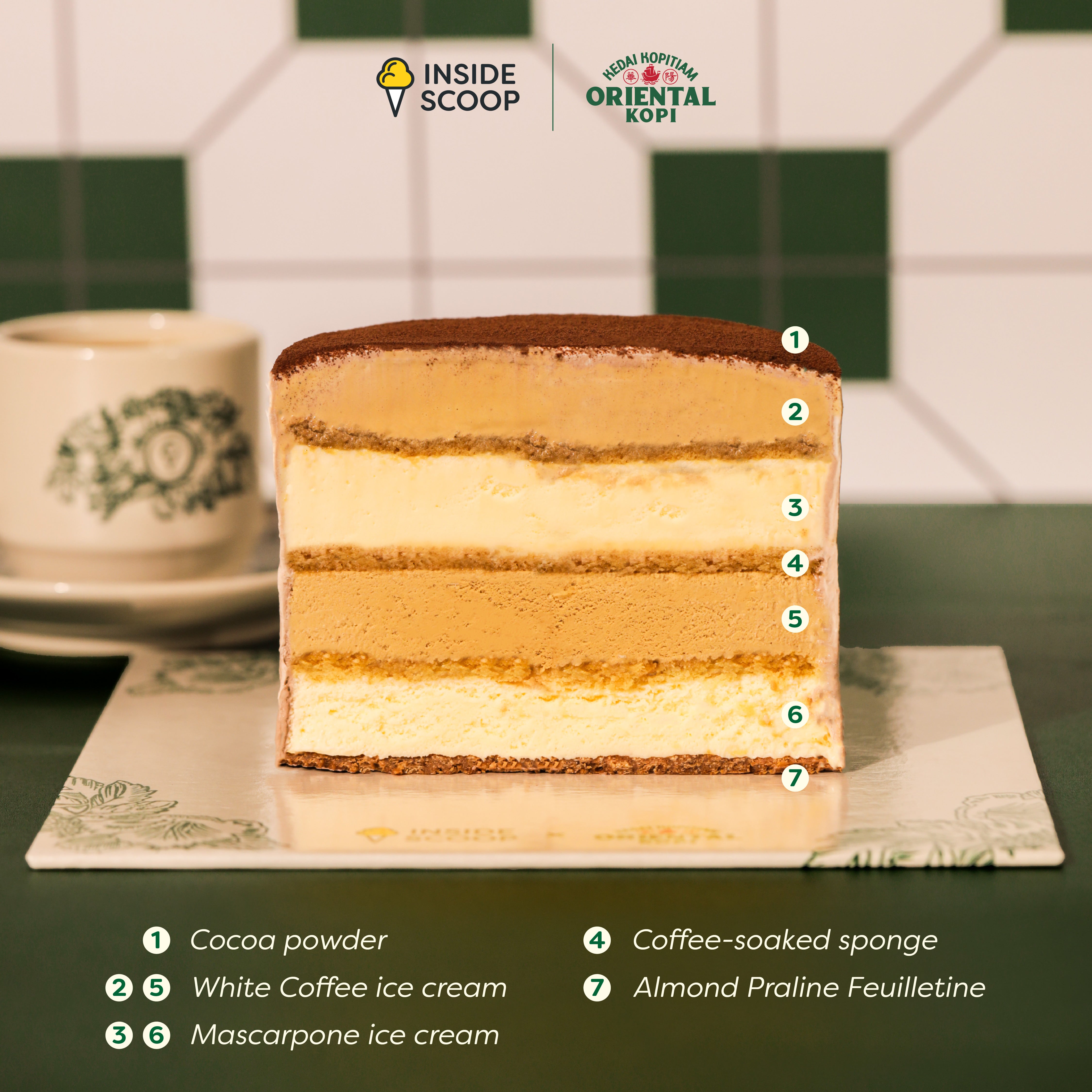 Kopitiam Coffee Ice Cream Cake