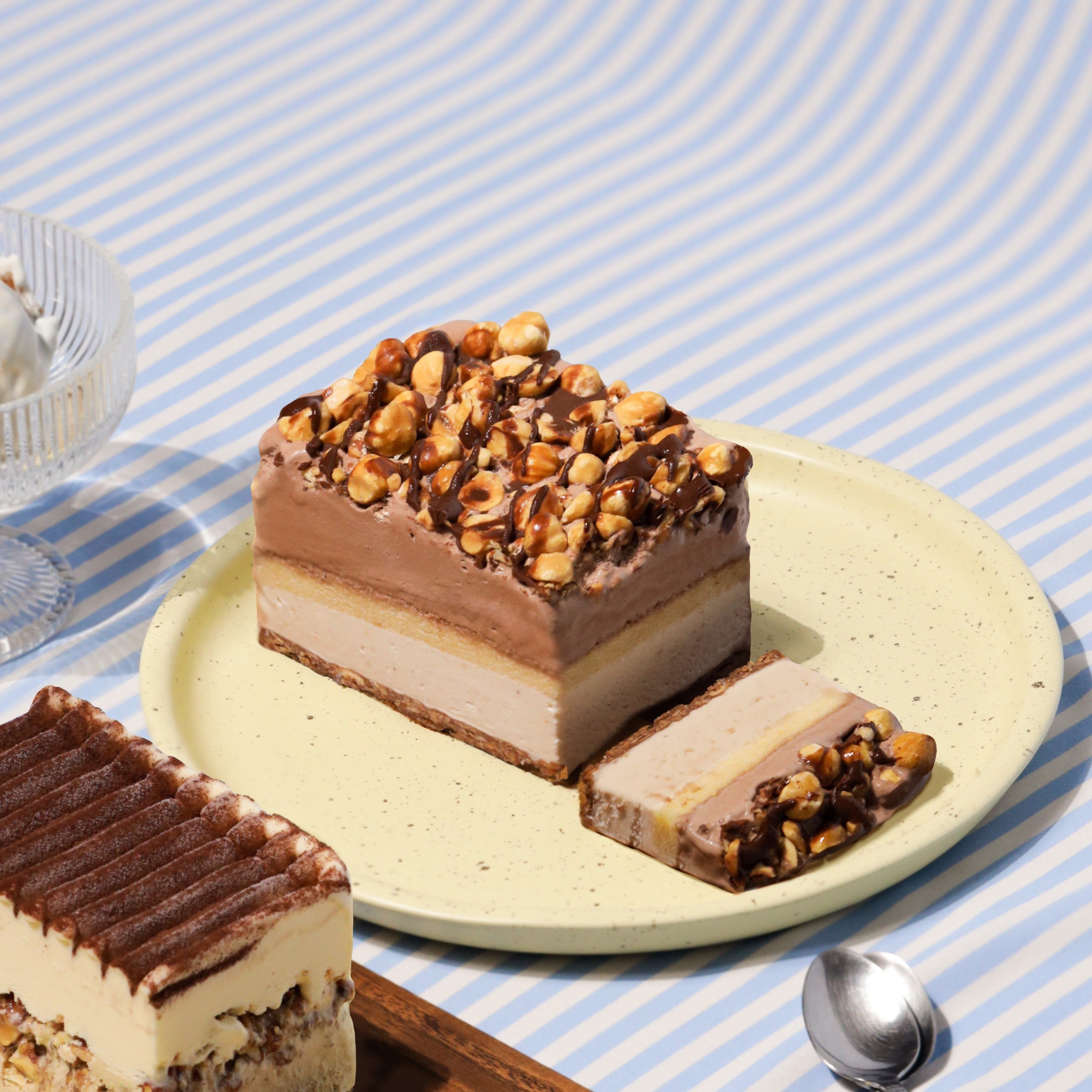 Hazelnut Gianduja Slice Cream Cake Box