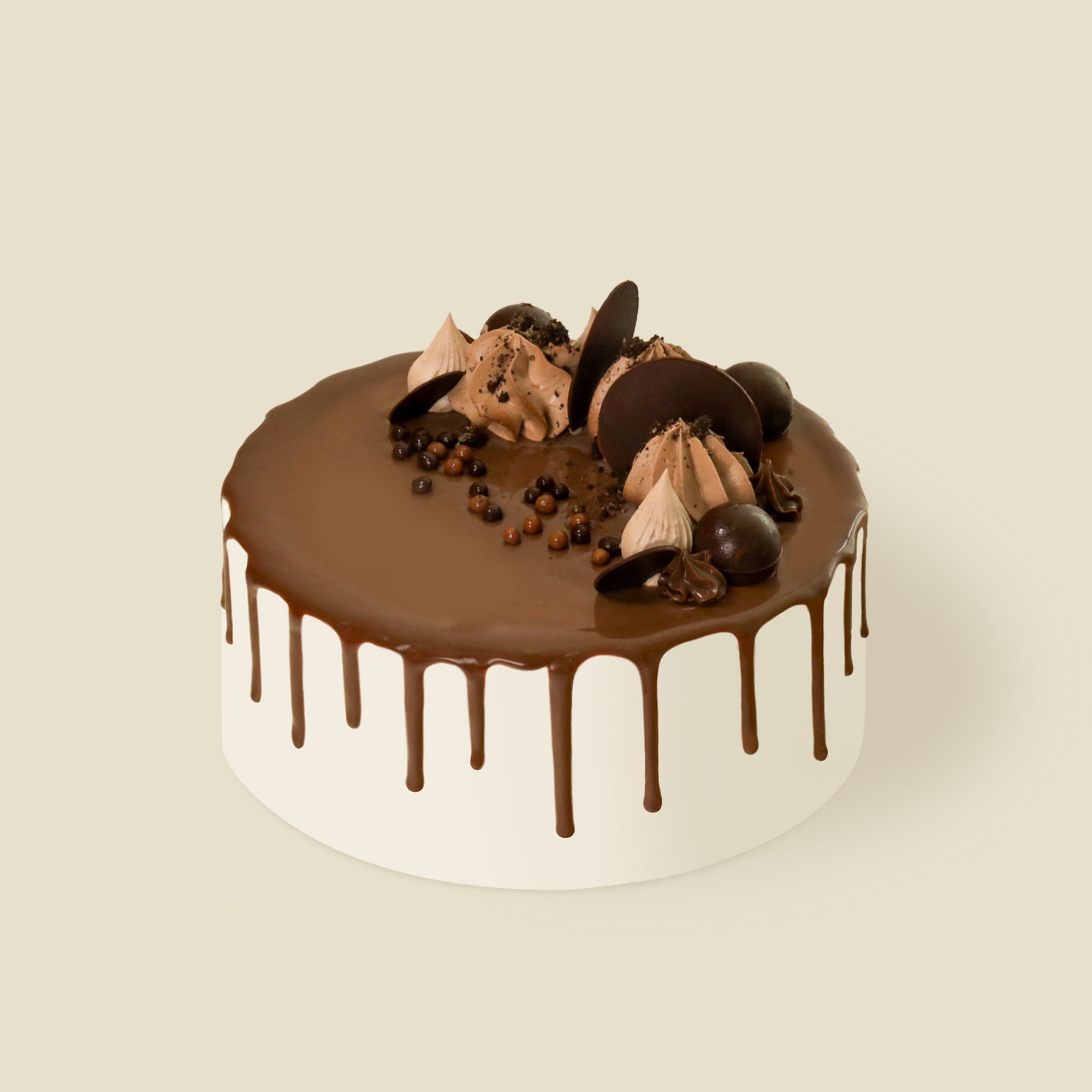 Signature Ice Cream Cake (Valrhona Chocolate + Vanilla Bean)