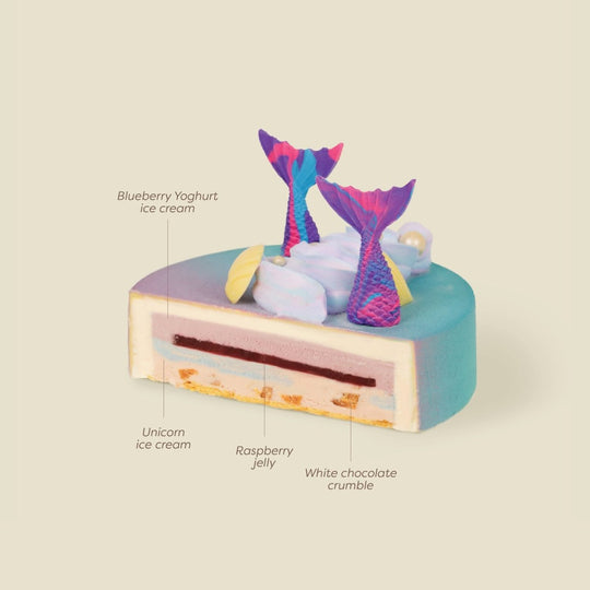 A Mermaid's Tale Ice Cream Cake