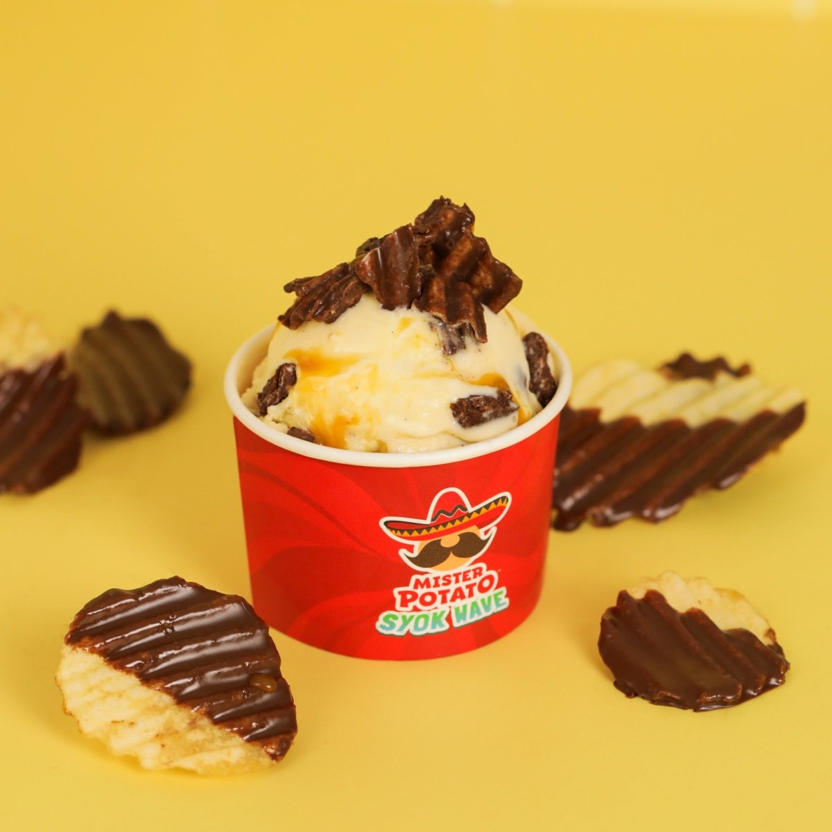 Choc Potato Chips N’ Cream (473ml)