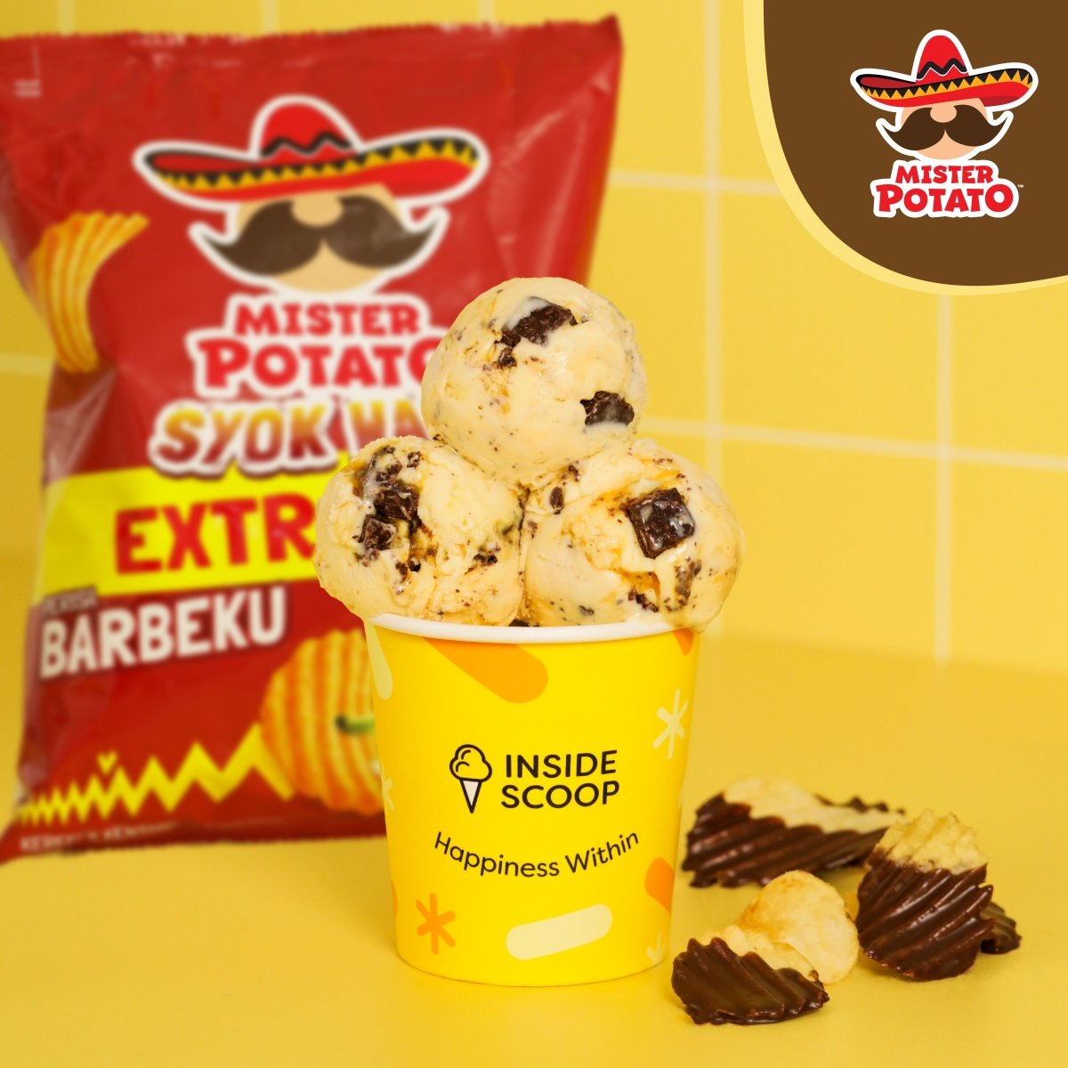 Choc Potato Chips N’ Cream (473ml)