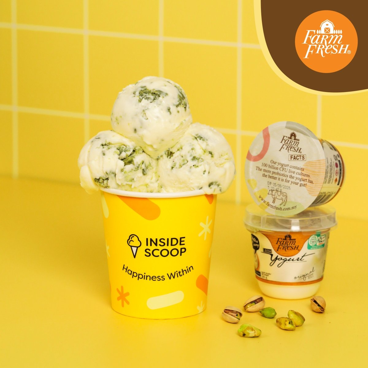 Pistachio Yoghurt Crunch (473ml)